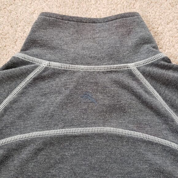Tommy Bahama New York Yankees Size Small Mens 1/4 Zip READ DESCRIPTION Gray - Picture 5 of 9